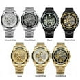 thumbnail image 2 of HYwys Automatic Stainless Steel Men s Skeleton Mechanical Self winding Wrist Watch, 2 of 13