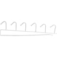 thumbnail image 2 of Portavasos de hierro Sincero estante de almacenamiento colgante blanco, 2 of 5