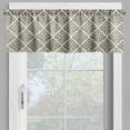 thumbnail image 4 of Ambesonne Damask Valance & Curtain, Swirl Motif, 55"x24", Cream Black, 4 of 6