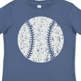 thumbnail image 4 of Inktastic Distressed Baseball in White Boys or Girls Toddler T-Shirt, 4 of 5