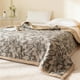 thumbnail image 1 of Edredón de verano suave y lavable, agradable para la piel – Manta transpirable para aire acondicionado en noches calurosas, manta ligera de algodón con estampado de hojas para el sofá, la cama o p, 1 of 6