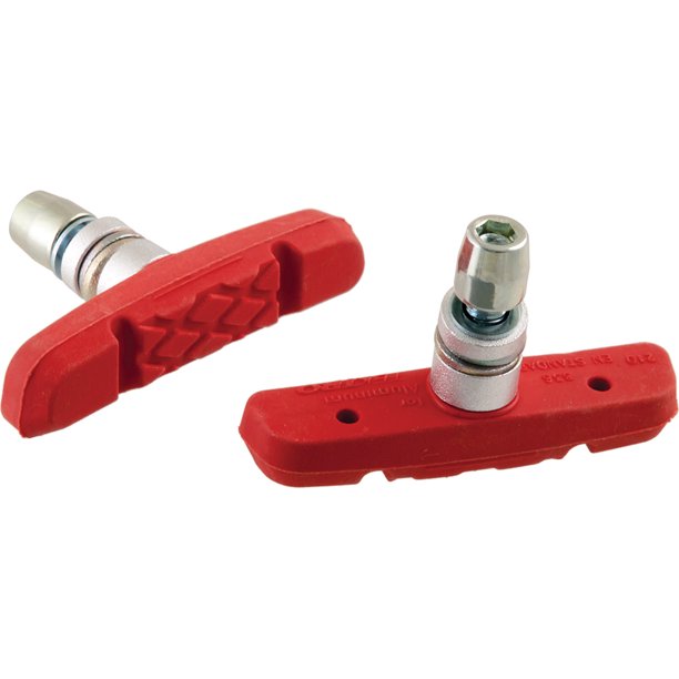 BRAKE PAD VBRK Tektro 836.12 Linear Mt Red Pair Brake Shoe Walmart