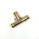 thumbnail image 1 of 5/8' (16mm) 3-Way T Tee Fitting Heating Hose Connector~7201, 1 of 1