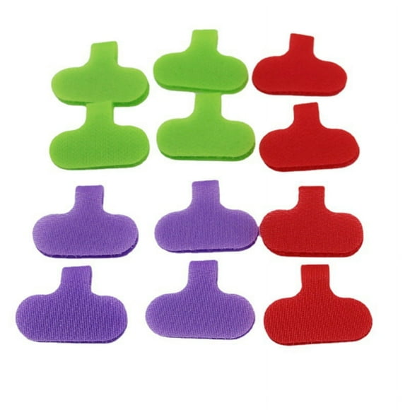 Cable Labels by Regular, Multi-Color - Write On Cord Labels, Wire Labels, Cable