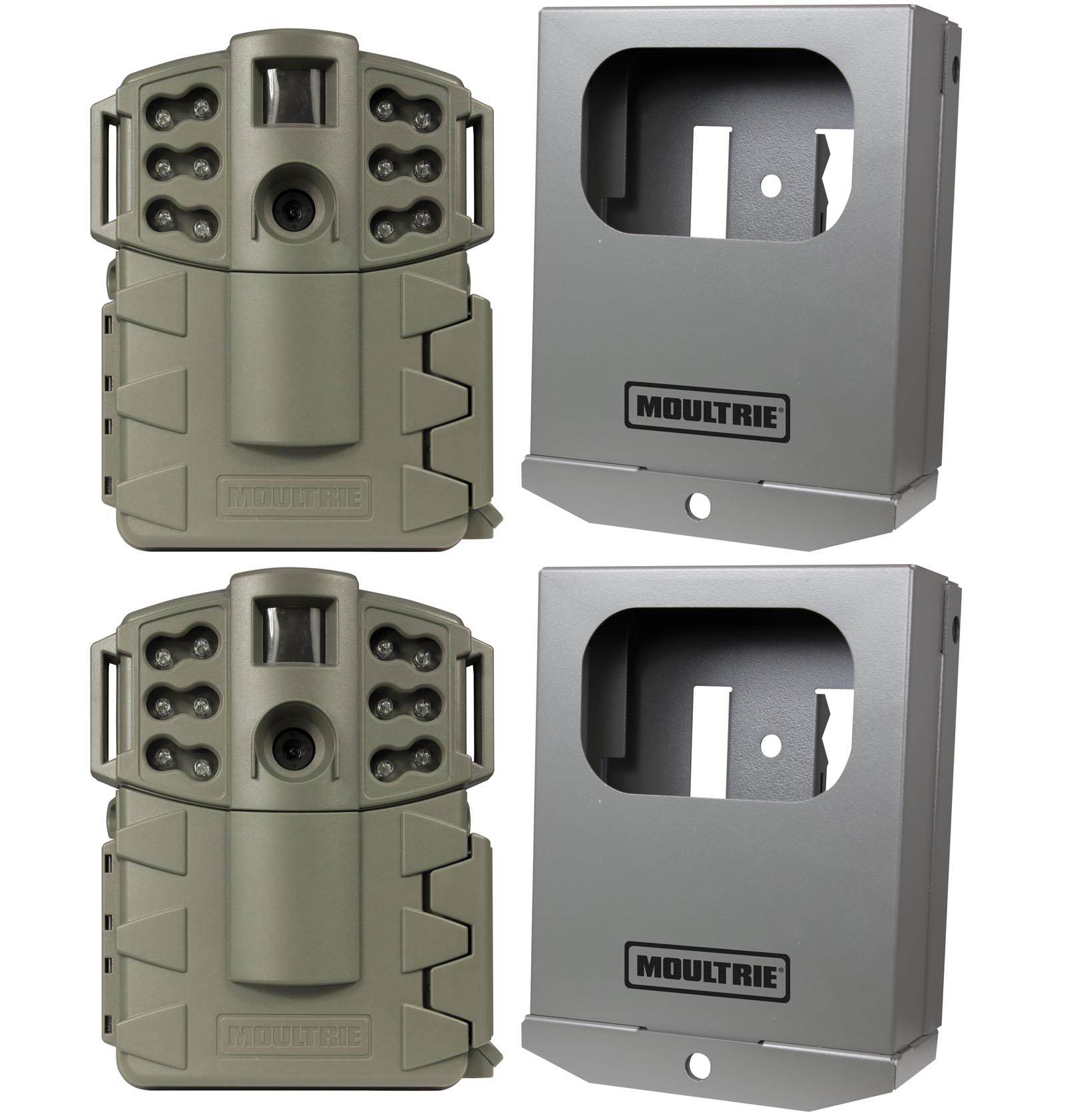 (2) MOULTRIE Game Spy A5 Gen2 Low Glow 5 MP Trail Game Cameras