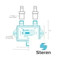thumbnail image 3 of Steren 2-Way Coaxial Splitter with A/B Slide Switch - 1 Pack 200-310, 3 of 7