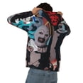 thumbnail image 5 of Terrifier Men's Hoodie With Color Drawstrings Sweatshirt Hooded Pullover Print Winter Coat Jacket 3x-Large, 5 of 9
