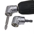 thumbnail image 4 of RV Adaptador de accesorio de taladro de 1/4 "105 °, doblador de ángulo recto de taladro eléctrico, taladro de ángulo recto de extensión de destornillador de ángulo recto de vástago hexagonal brillar  Electrónica, 4 of 5