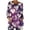 L, variant on Women Heart Print Blouse Casual Long Sleeve Loose Tunic Top with Pockets