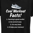 thumbnail image 3 of Instant Message - Workout Facts - Women's Short Sleeve Graphic T-Shirt, 3 of 6