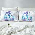thumbnail image 4 of Erosebridal Kawaii Mermaid Bed Sheets Set Twin Size, Princess Bed Sheets Twin, Dreamy Ocean Twin Sheet Sets, Ultra Soft Room Decoration, 3 Pieces, 4 of 7