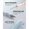 thumbnail image 5 of Nicpro 3PCS Pastel Mechanical Pencil Set, 0.5mm Mechanical Pencils with 6 Tube HB Lead 0.5mm, 3 Eraser and 9 Eraser Refill & Case, 5 of 7