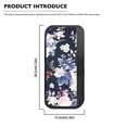 thumbnail image 4 of ZIATUBLE Refrigerator Door Handle Covers Set of 4 Pack Soft Kitchen Appliance Gloves Fridge Dishwasher Handle Sleeve Protector Washable Kitchen Accessory, Peony Floral Deep Blue, 4 of 7