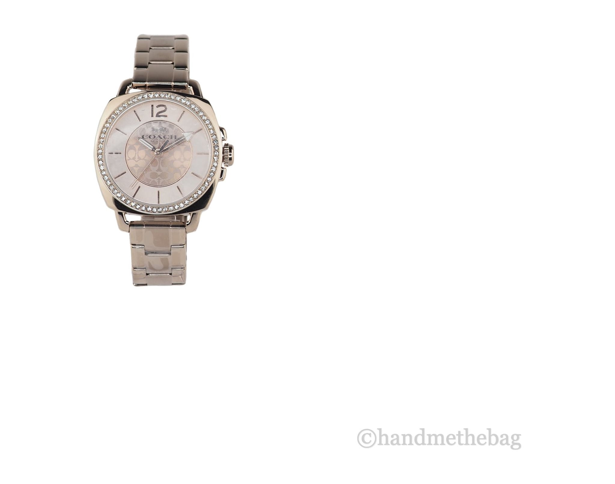 Coach (14503143) Boyfriend Crystal Bezel Logo Dial Silver  display picture 2