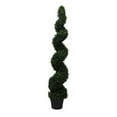 thumbnail image 1 of Vickerman Arbre en Spirale Vert en Pot Artificiel 5 Pieds Résistant aux UV, 1 of 3