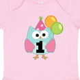 thumbnail image 4 of Inktastic 1st Birthday Party Girls Owl Girls Baby Bodysuit, 4 of 5