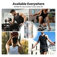 thumbnail image 7 of Kdxio The Cat Looks in the Mirror for Men's Muscle T-shirt,Sleeveless for Workout Running Athletic Gym Lounge Casual, 7 of 7