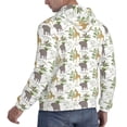 thumbnail image 6 of Haiem Jungle Animal Patterned Men's Hoodie with Kangaroo Pocket - Ideal Pullover Sweatshirt for Daily Wear, Travel, and Home-X-Large, 6 of 7
