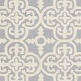 thumbnail image 2 of Safavieh Cambridge Collection CAM133D Handmade Moroccan Geometric Silver and Ivory Premium Wool Area Rug (9' x 12'), 2 of 3