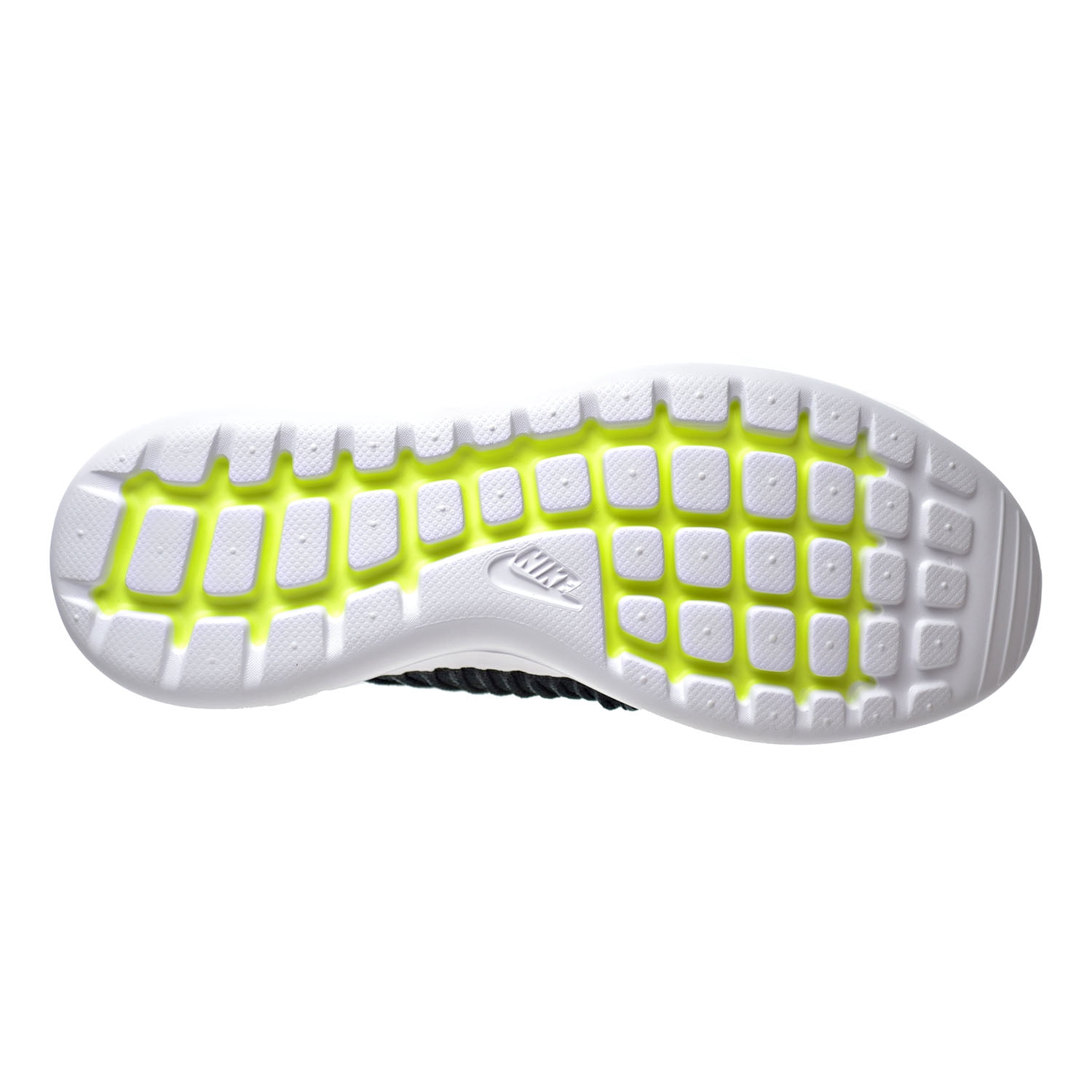 Mens Nike Roshe Two Flyknit Black Dark Grey White Volt 844833-001
