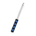 thumbnail image 1 of Portable Collapsable Pole 79" Stainless Steel Telescoping Flagpole Banner Tour Guide Teachers Flag Sign with Non-slip Sponge Cover Grip Handle（Black+Blue）, 1 of 7