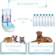thumbnail image 3 of Comedero Automático para Mascotas Pequeñas y Medianas Set de Bebedero y Comedero Automático 3,8l, Comedero de Viaje y Dispensador de Agua para Perros, Gatos, Mascotas, Animales Azul-Azul- Sincero Electrónica, 3 of 5