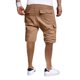 thumbnail image 4 of Txlixc Pantalones cortos de verano para hombres, pantalones cortos de cuerda de color sólido con bolsillos Txlixc moda, 4 of 7