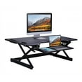 thumbnail image 2 of Rocelco Convertisseur de Bureau Assis-Debout 46 Pouces Rehausseur de Luxe Réglable avec USB, Noir, 2 of 9