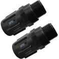 thumbnail image 4 of HUGFEGWE Pressure Regulator 2Pcs 3/4inch 30PSI Thread Plastic Regulator Valve Replacement Pressure Reducer for Irrigation System Gardening Drip Irrigation Kits CJB91-96698, 4 of 7