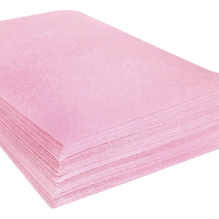 CalCastle Craft 24 pcs Acrylic Craft Felt Sheet 9 X 12 for Crafting School and DIY Projects (Light Pink)