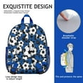 thumbnail image 5 of Sports Students Backpack - Football, Baseball, Soccer Print, Lightweight and Adjustable for Students and Teens, 5 of 6