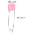 thumbnail image 2 of NIYANGLE 12Pcs Diaper Stainless Steel Safety Pins with Rustproof Material and Assorted Color Plastic Locks, 2 of 5