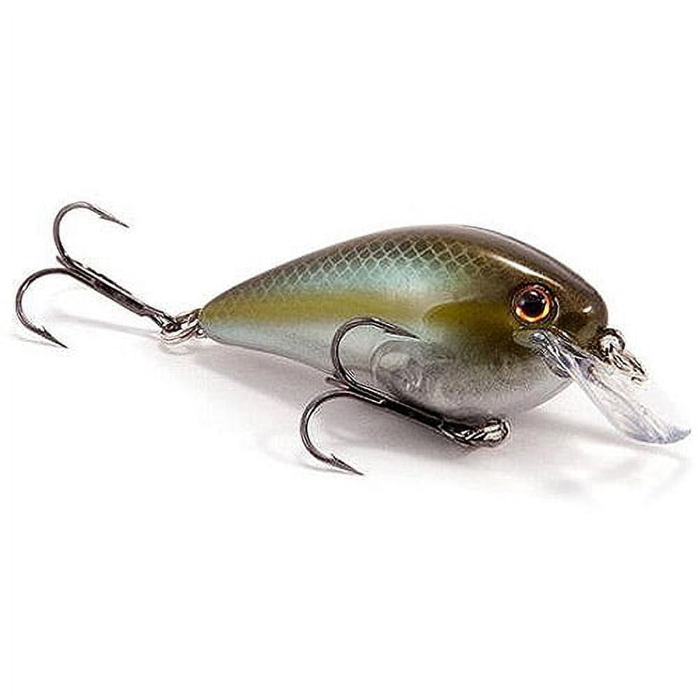 (2 pack) Strike King KVD Squarebill 1.5 Crankbait Sexy Ghost Minnow Hard Bait Lure