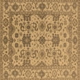 thumbnail image 1 of Ahgly Company Indoor Square Oriental Brown Traditional Area Rugs, 7' Square, 1 of 4