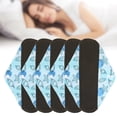 thumbnail image 1 of Protège-dessous Menstruels Réutilisables 5 Pcs Lavables Réutilisables Anti-Fuites en Charbon de Bambou pour Femmes Taille m, 1 of 7