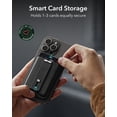 thumbnail image 4 of ESR Geo MagSafe Wallet with Find My | 5‑Card RFID‑Blocking Wallet & Adjustable Stand for iPhone 12‑17 Series | Black, 4 of 8