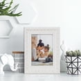 thumbnail image 4 of 5" x 7" Expressions White Ornate Picture Frame by Studio Decor - Fold-out Easel Included - Horizontal or Vertical Display - 1 Pack, 4 of 4