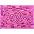 thumbnail image 1 of Ahgly Company Indoor Rectangle Southwestern Pink Country Area Rugs, 7' x 9', 1 of 4