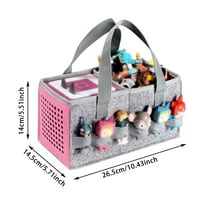 Carrying Case & Storage Bag for Figurine, Home Outdoor Hand Bag for Audio Player and Dolls Musical Toy Folding Bag for Kids Accessories