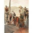 thumbnail image 2 of George Hand Wright 11x14 Gold Ornate Wood Frame and Double Matted Museum Art Print Titled - Seats of the Haughty (1906), 2 of 4
