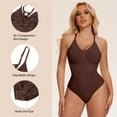 thumbnail image 4 of COMFREE Bodysuit for Women Tummy Control Shapewear Racerback Body Shaper Tank Top, 4 of 6
