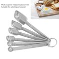thumbnail image 4 of Stainless Steel Measuring Spoons Set of 6, Accurate Cooking and Baking Tools with Storage Buckle, Kitchen Measuring Spoons for Accurate Measurements and Efficient Organization, 4 of 7