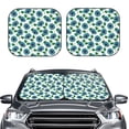 thumbnail image 2 of Xecao Blue Sunflowers for Foldable Car Sun Shades (2-Pack) offer sun protection with an easy-fold design for convenient windshield shading., 2 of 7
