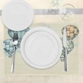 thumbnail image 3 of Ambesonne Vintage Place Mats Set of 4, Air Balloons in Sky, Standard Size, Green Blue, 3 of 6