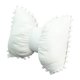 thumbnail image 1 of Almohada de lazo para el cuello, cojín cómodo de PP, reposacabezas lumbar de felpa para coche Blanco, 1 of 9