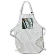 MI, Straits of Mackinac, Grand Hotel - US23 WBI0267 - Walter Bibikow Medium Length Apron with Pouch Pockets 22w x 24l apr-91251-2
