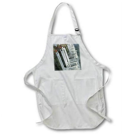 MI, Straits of Mackinac, Grand Hotel - US23 WBI0267 - Walter Bibikow Medium Length Apron with Pouch Pockets 22w x 24l apr-91251-2