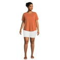 thumbnail image 2 of JMS Just My Size by Hanes Women's Plus Pull On Millennium Bermuda Shorts, 9" Inseam, Sizes 0X-4X, 2 of 5