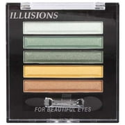 Illusions Beautiful Eye Shadows, 339 Green With Envy