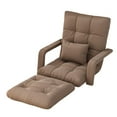 thumbnail image 2 of yuksok Chaise de Sol Réglable Canapé Paresseux Pliant Réglable pour Chambre Balcon Maison Kaki, 2 of 9